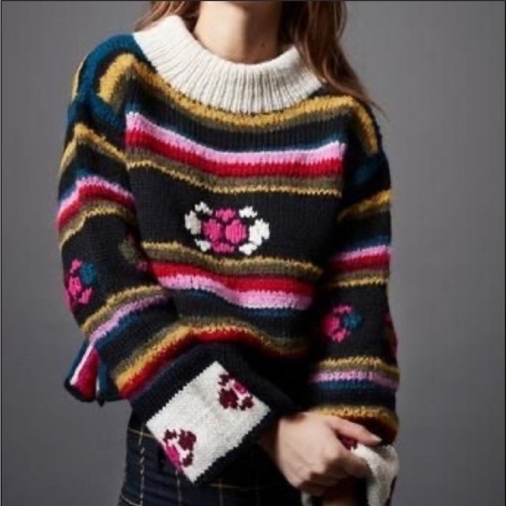 Sold- Smythe x Augden alpaca multicolor sweater